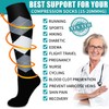 BLUEENJOY Copper Compression Socks for Women & Men (6 pairs)