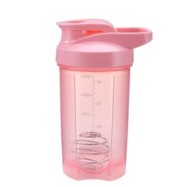 LEBKFT Protein Shaker Bottle 500ml Gym Cup with Protein Shaker Ball Non-Leak Cap with Container BPA Free for Protein Powder Shakes & Sports Supplements