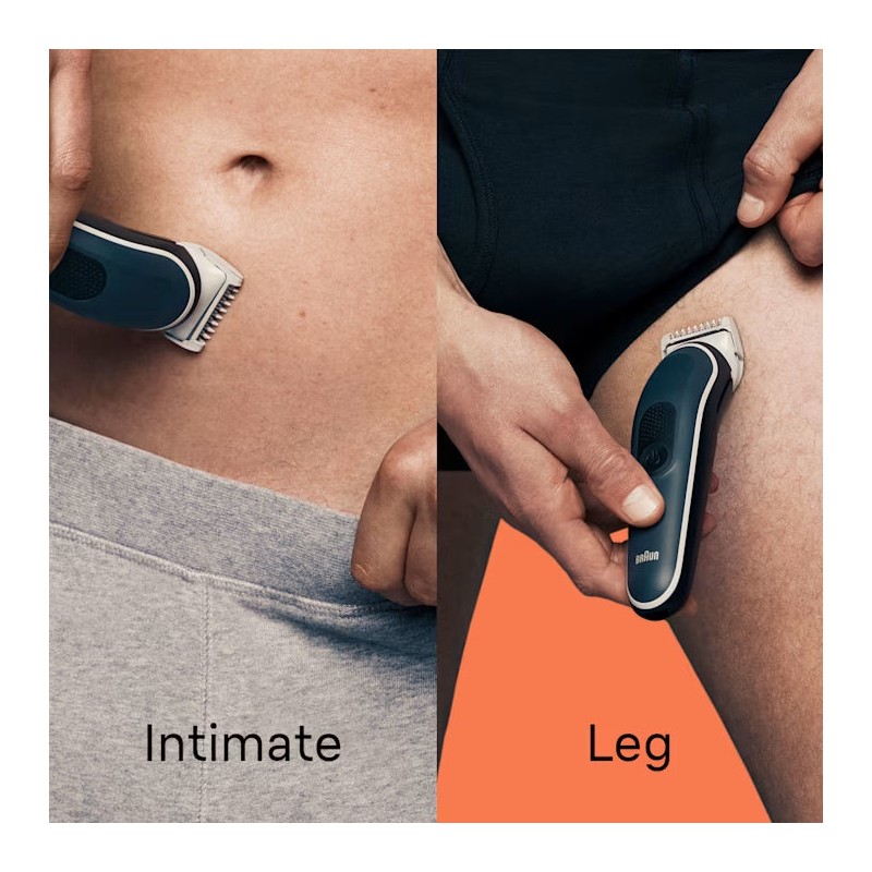 Braun Series 5 Waterproof Body Groomer with 4 Attachments BG5370