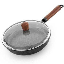 Bonjoli Non Stick Frying Pan Skillet，9.5/10.5-inch multi-functional flat-bottomed pan，Universal stove, suitable for both frying and stir-frying