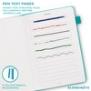 Scandinote A5 Bullet Dotted Journal - Teal, 208 Pages, 120gsm