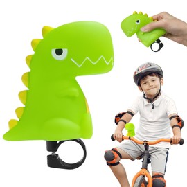 Chingcoo Dinosaur Bicycle Bell Children's Horn Children's Bicycle Horn Children Dinosaur Bicycle Squeeze Horn Bicycle Squeeze Horn Bicycle Bell for Children Boys Girls