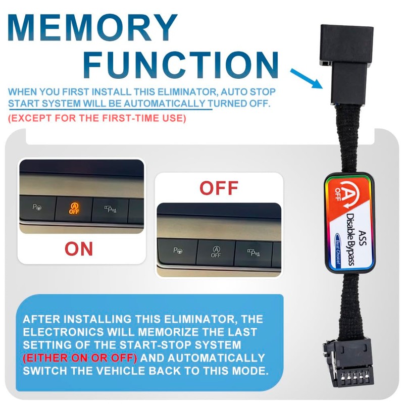 NSLUMO Auto Start Stop Deactivator for 2012-2024 Seat Leon/ST/SC III,