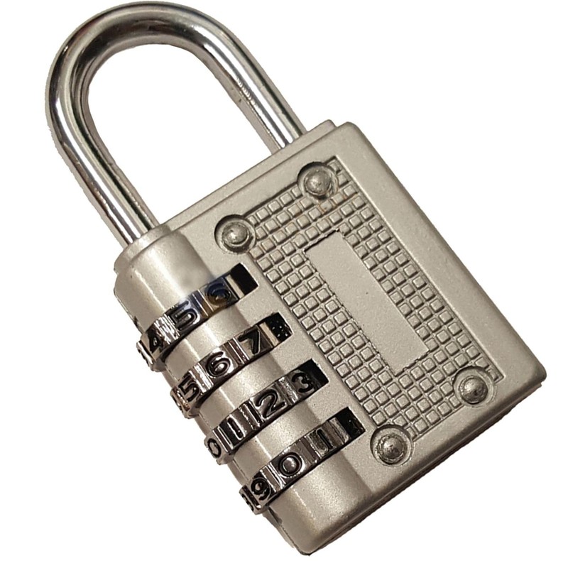 Dapetz ® 4-Digit Combination Padlock, Resettable Locker Lock, Weatherproof Outdoor