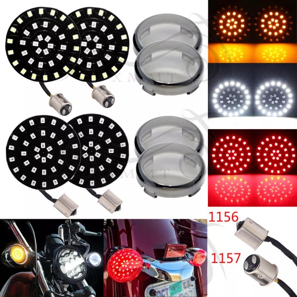 Unbranded 1157+1156 LED Turn Signal Light lens Cover Insert For