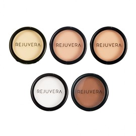 Rejuvera Camouflage Cream Foundation Concealer Pro Makeup 14g No. 4 White 2ea