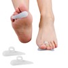 6 Paar Hammerzehen Korrektur,Zehenpolster,Hammerzehenpolster,Zehenschutz Silikon,Zehenstrecker,Zehenschiene,Hammerzehen Schiene,Schiene Zur Linderung Von Hammerzehenschmerzen(Weiß)