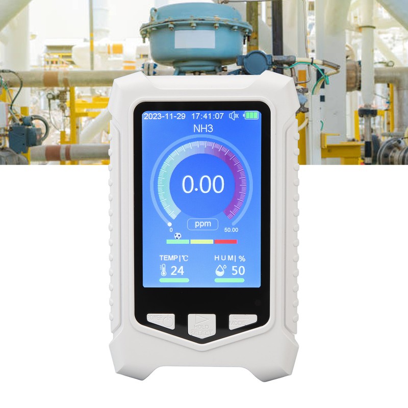 NH3 Test Meter Handheld Portable Accurate 0 to 50ppm 3.5
