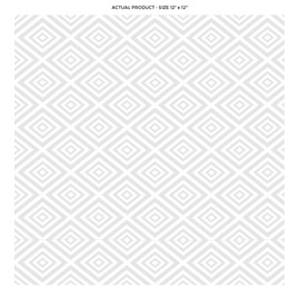 Windowpix 12 x 12 White 3D Geographical Pattern Frosted Window Film Privacy Static Cling Film UV Filtering Energy Saving