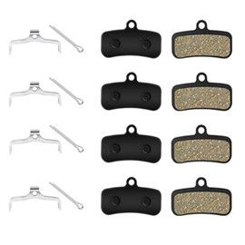 4 Pairs Bicycle Disc Brake Pads, Granmagazz Brake Pads Bicycle MTB Disc Brake Pads for Shimano D02S D03S Tektro HD M735 M6120 Deore XT M8020 M8120 ZEE M640 XTR M9120