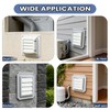 4 inch Dryer Exhaust Vent Cover Panel 8Pcs for Outdoor