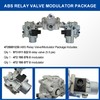 Lnkvorx 4725001230 ABS Relay Valve Modulator - Compatible with Wabco