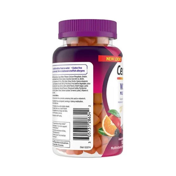 Multivitaminico Centrum Para Mujer Sabor Frutas 100 Gomitas