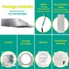 FIREGAS Range Hood 36 inch Under Cabinet, Ducted/Ductless Convertible Kitchen