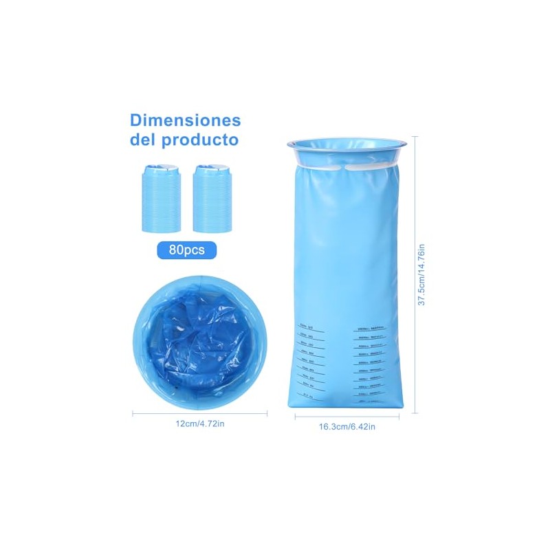 Bolsas Vomito 1000 Emesis Portatiles