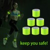 JSMTKJ 20 pieces reflective bands, snap bracelets, reflective snap bracelet,