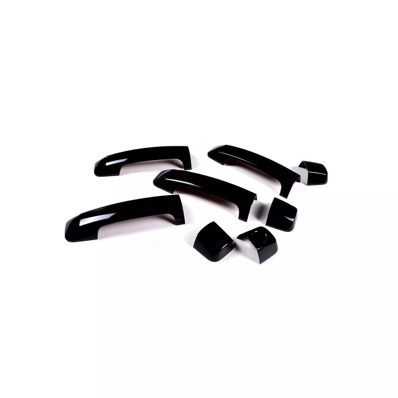 car-attention For 07-21 Toyota Tundra Crew GLOSS BLACK Door Handle