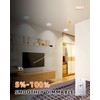 ZYC recessed Lighting 6 inch - 12W 1100LM High Brightness,5CCT