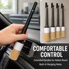 Car Detailing Brush Set, 5-Piece Boar Hair Car Cleaning Brushes