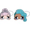 Generique - 6 x L.O.L. Surprise! Glam Paper Moulded Masks