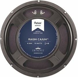 EMINENCE Patriot Ragin Cajun 10" Guitar Speaker, 75 Watts at 8 Ohms, Black, (RAGINCAJUN)