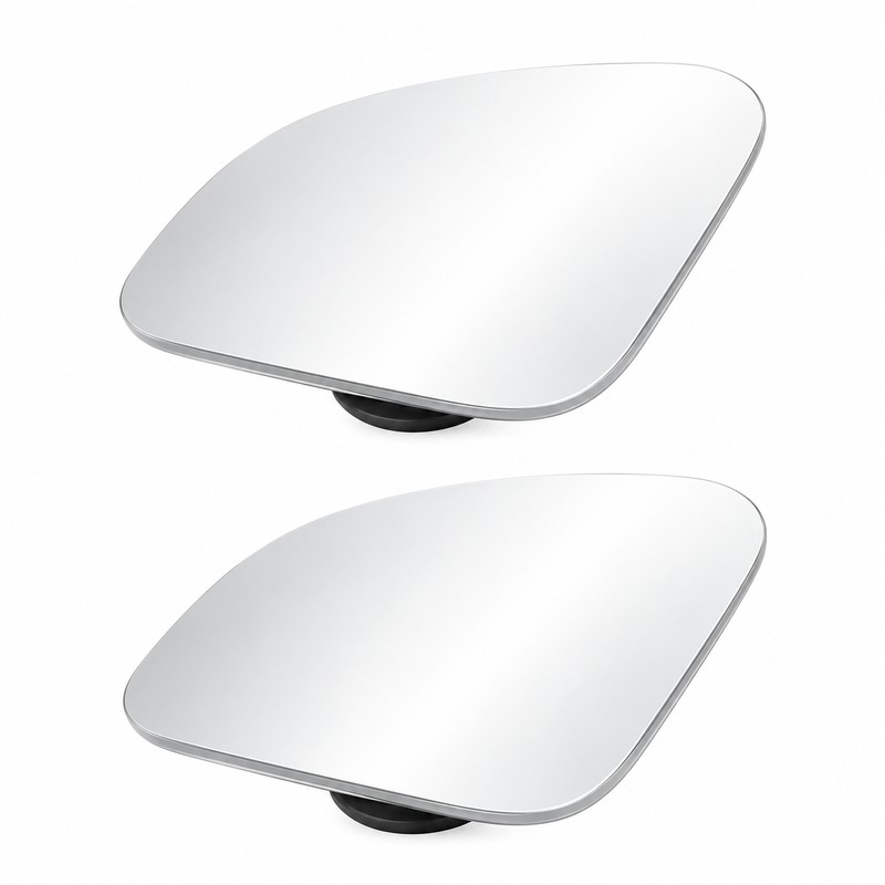 Wide-Angle Blind Spot Mirrors for Cars – 2-Pack 360° Adjustable