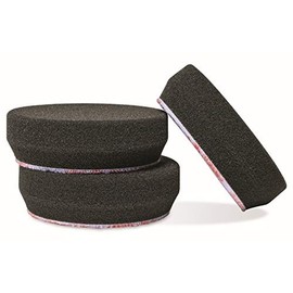 Griot's Garage 11274 Almohadillas para Orejas de Acabado de Espuma Negra de 3 Pulgadas (Juego de 3)