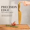 STYLED SETTINGS Gold Chef Knife – Ultra Sharp German Stainless