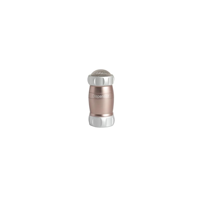 MARCATO Powder Dispenser Pink Icing Sugar Shaker Anodised Aluminium 10