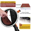 STEBRUAM 225mm Sanding Discs 30Pcs 6 Hole Hook & Loop