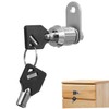 OSALADI Cabinet Lock Tubular Lock with Keys Durable Construction for