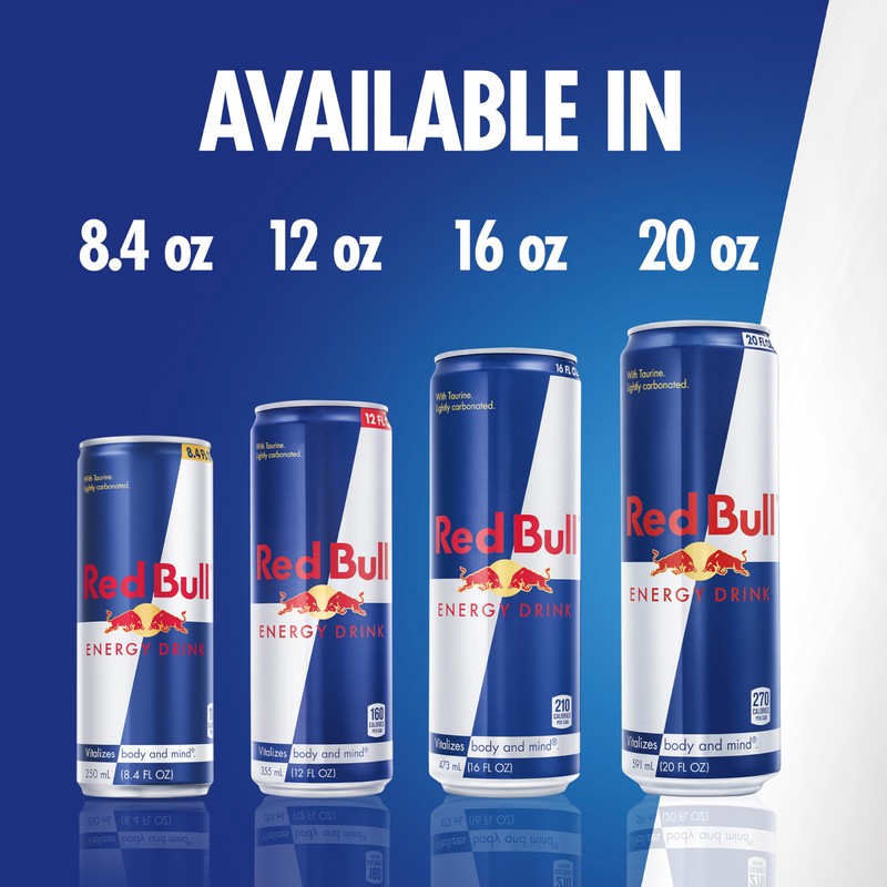 Red Bull Energy Drink with 80mg Caffeine plus Taurine &