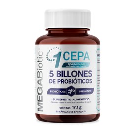 MegaBiotic Probióticos Slim Edition 5 Billones y 1 Cepas 30 cápsulas                                                                                  
