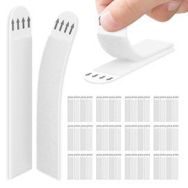 Newthinking 24 Pair Picture Hanging Strips Heavy Duty, Large Heavy Duty Picture Canvas Hanger No Nails, Double Side Water-Resistant Hook Loop Mounting Tapes, Photo Frame Stickers for Wall (24)