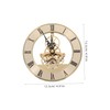 COHEALI Clock Mechanism Repair Part Metal Crystal Clock Insert with