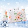 YIYEA Cooling Pillow Cases King Size Set of 2 for