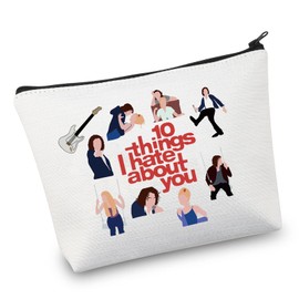 VAMSII 10 Things I Hate About You Movie Inspired Gift Romantic Movie Cosmetic Bag 90s Romantic Comedy Gift (IHateAboutYouBag)