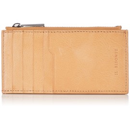 IL BISONTE SVW001PVX001 Naturale Card Case, NATURALE, Free size