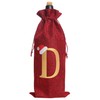 Burlap Wine Bag Christmas Wine Bag With Letters Wine Champagne