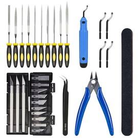 3D Print Accessories for Cleaning, Finishing and Printing 3D Prints DIY Problems，Includes Debur Tool, Cleaning and Removal Tool 3D Printer Tool Set