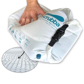 Scrubba Scrubba Untouched Wash Bag - Portable Washing Machine - Eco-Friendly Manual Washing Machine for Travel, Camping, Baby Clothes - Travel Essentials, Gift - use with Laundry Detergent, & Sheets - 5.3 oz.