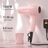 Foldable Travel Hair Dreyr Mini:Dual Voltage Lightweight Blow Dryer with