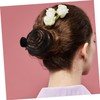 Ipetboom Spiral Dome Hair Holder Black Hair Claw for Women