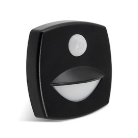 Dream Lighting RV Sensor Courtesy Lights 12v Caravan Boat Marine Step Deck Stairway Lamp Black Shell & Cool White