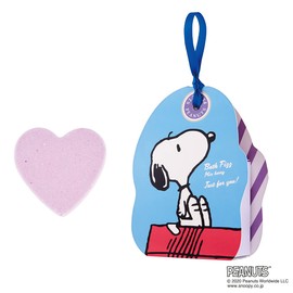 Peanuts Snoopy Heart Bath Fizz Mixed Berries 2.1 oz (60 g) Foam Bath Salts (Delicious Mixed Berry Scent)