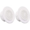 2-Pack Round Plastic Vent Round Vent Cover, Plastic Adjustable Air