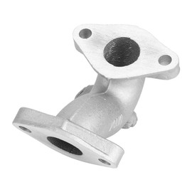 Qiilu Distributor Intake Pipe, Steel Alloy Distributor Intake Pipe Suitable for Kazuma 50cc 70cc 90cc 110cc 125cc Pit Dirt Bike ATV Quad