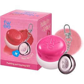 Blurry Pudding Pot + Keychain SET | Airbrushed Blush & Lip, Buildable Pigment, Long-lasting, Lightweight, Easy to Blend, Natural Soft Matte Finish Makeup – Baby (Soft Pink) | 0.17 oz