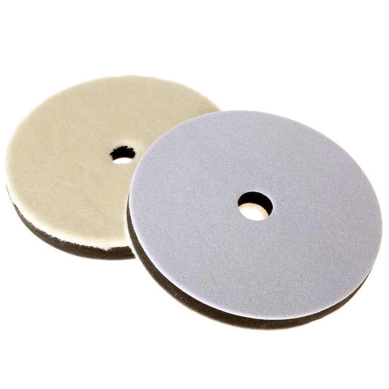 2 Pcs Wool Pad for Polisher Buffing Polishing Pad Flat