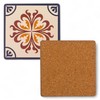 MIJOMA Set of 12 Coasters with Stylish Mosaic Patterns and